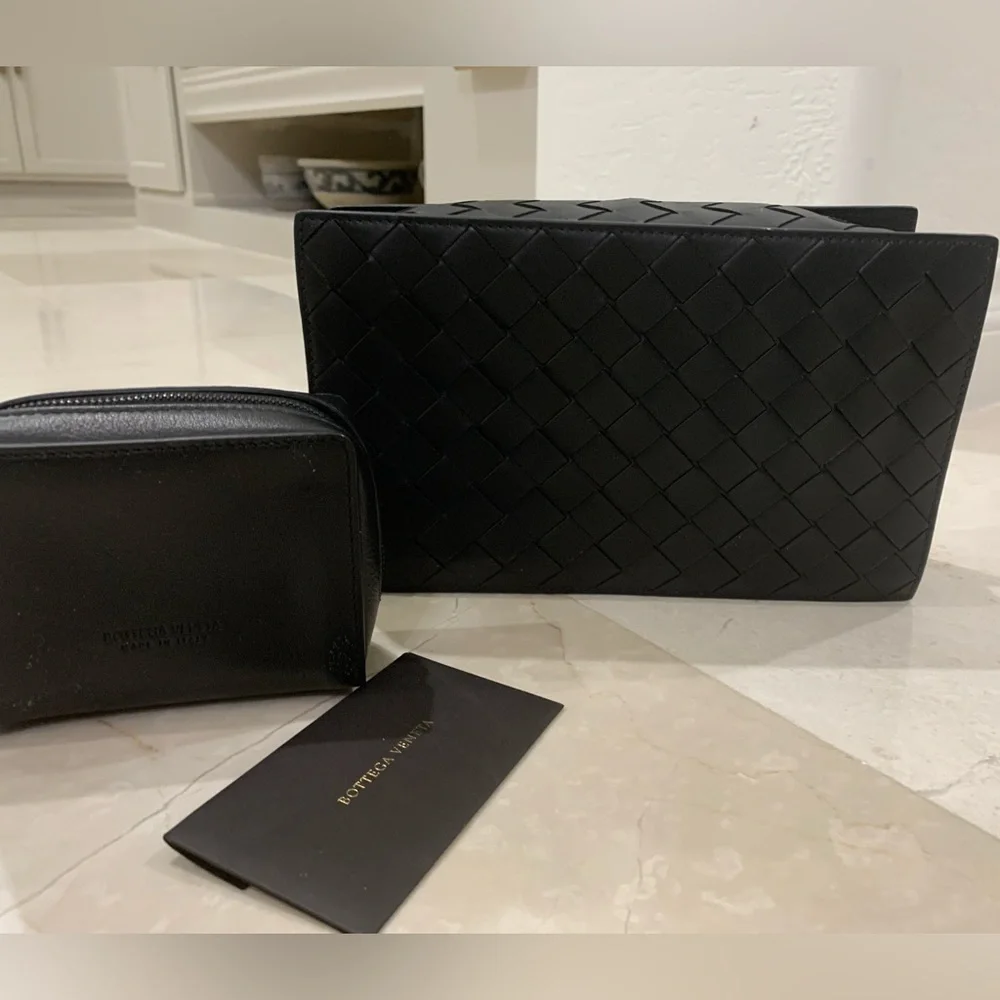 BOTTEGA VENETA ​Intrecciato Woven Leather Travel Case